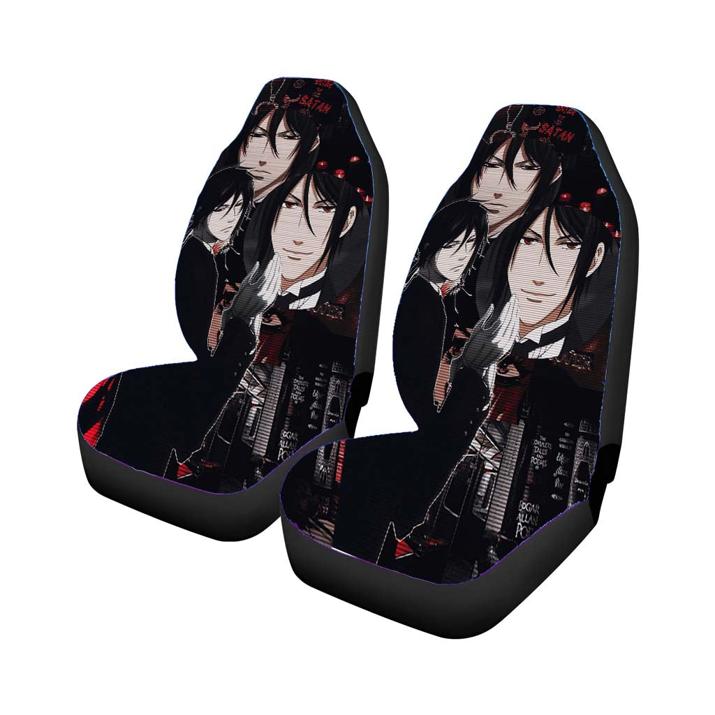 Sebastian Michaelis Kuroshitsuji Anime Car Front Seat Covers