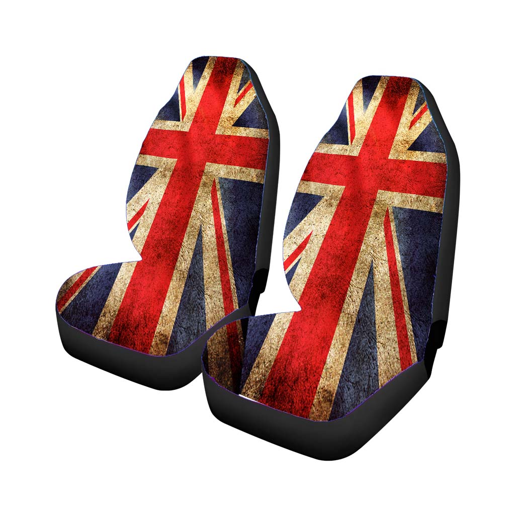 Series Union Jack British Flag Car Front Seat Covers