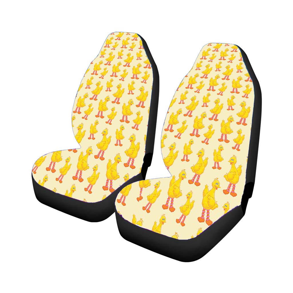 Sesame Street Pattern Car Front Seat Covers
