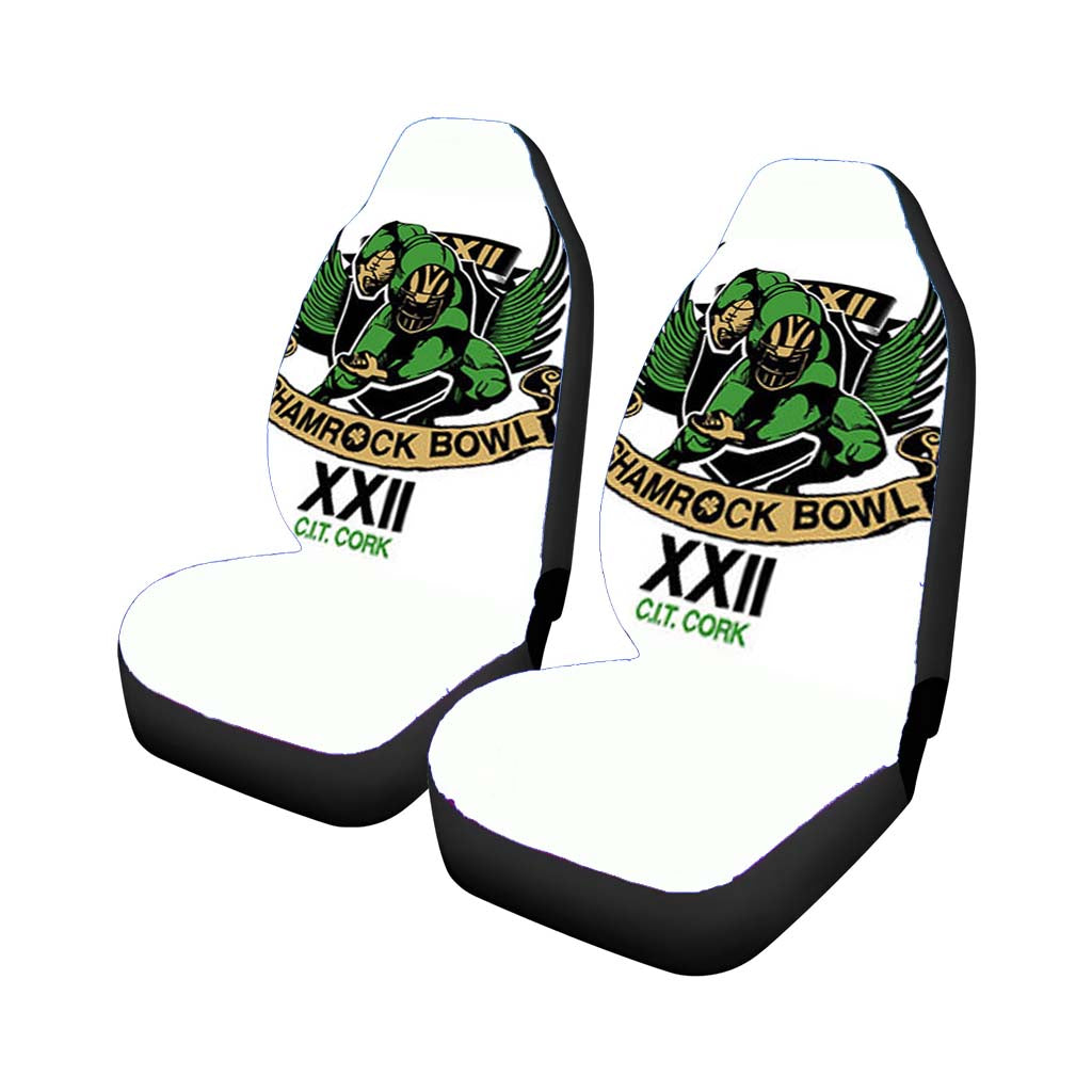Shamrock Bowl Logo Car Front Seat Covers