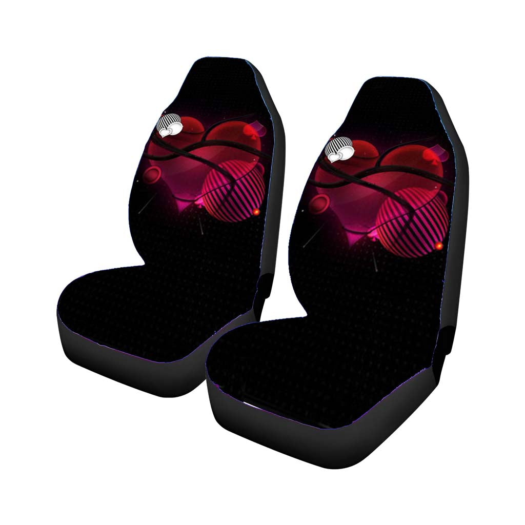 Shaped Heart Transparent Car Front Seat Covers