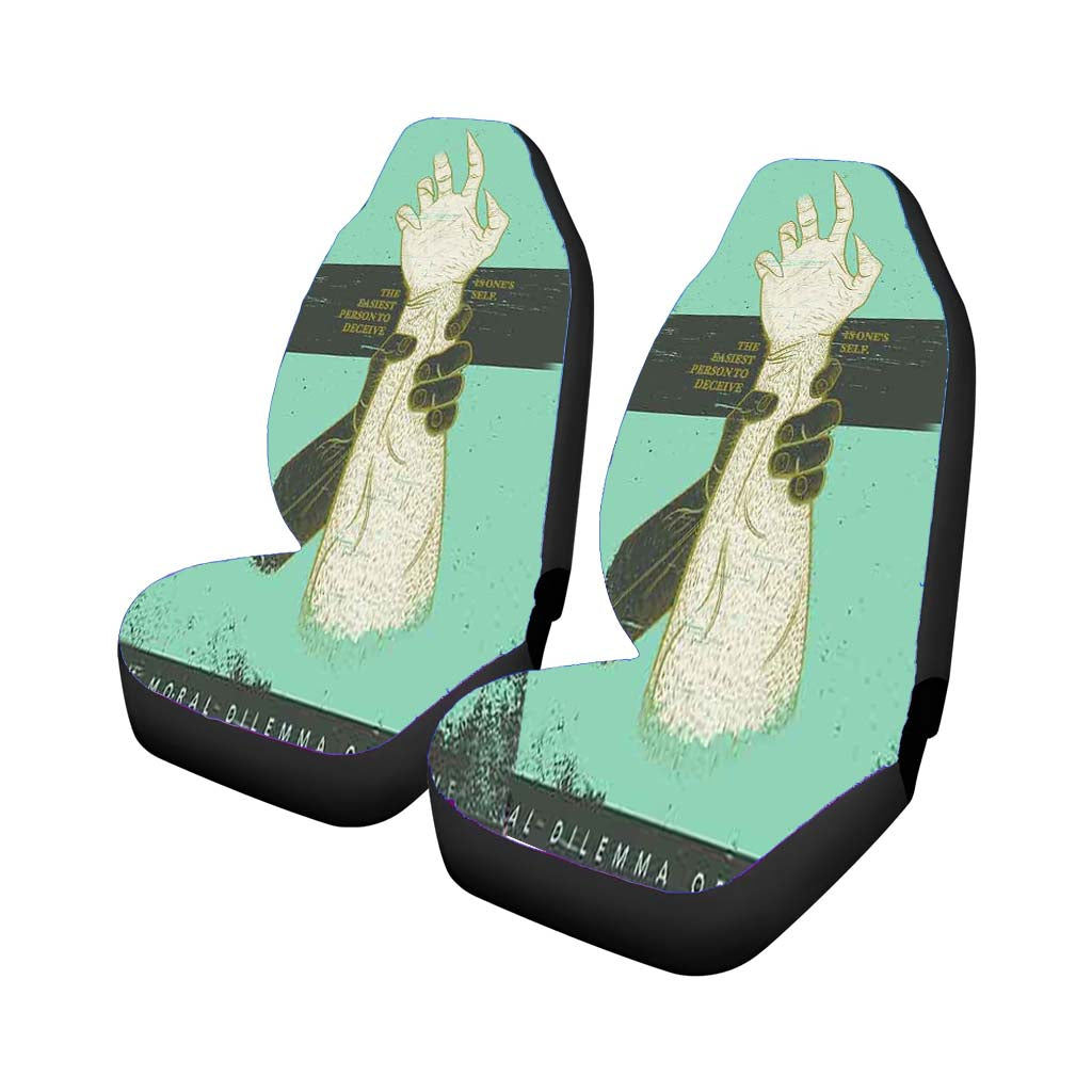 Shapeshifting Car Front Seat Covers
