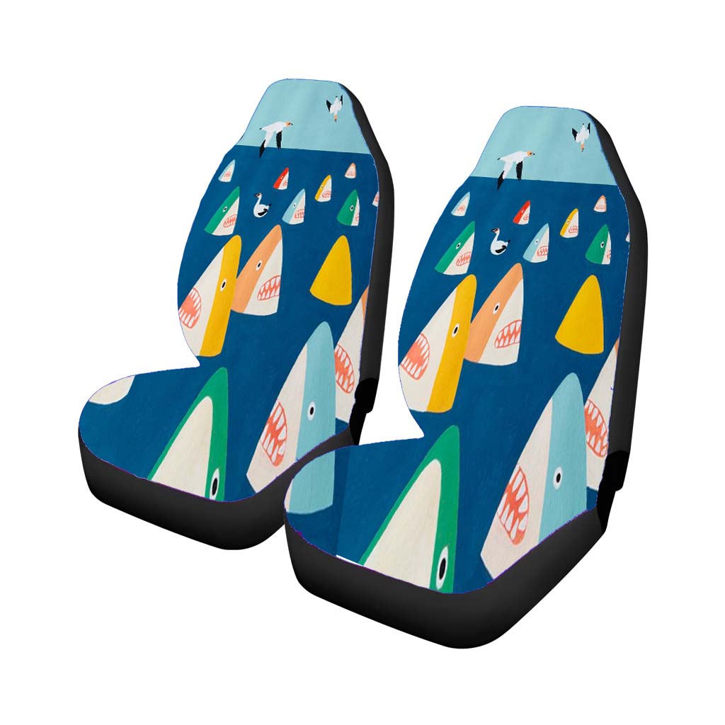 Shark Park Car Front Seat Covers