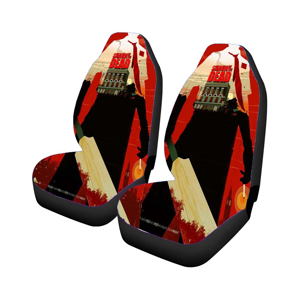 Shaun Of The Dead Car Front Seat Covers