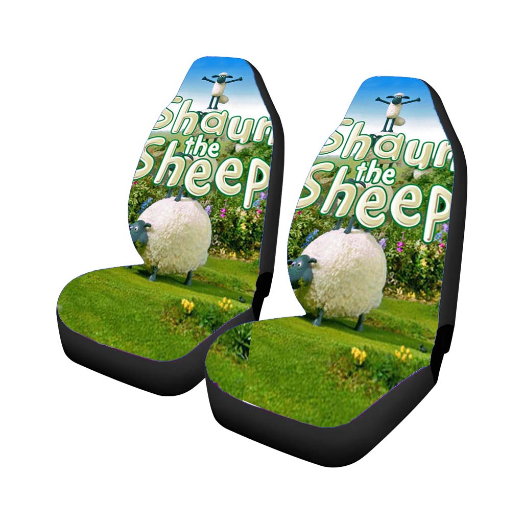 Shaun The Sheep Cover Car Front Seat Covers