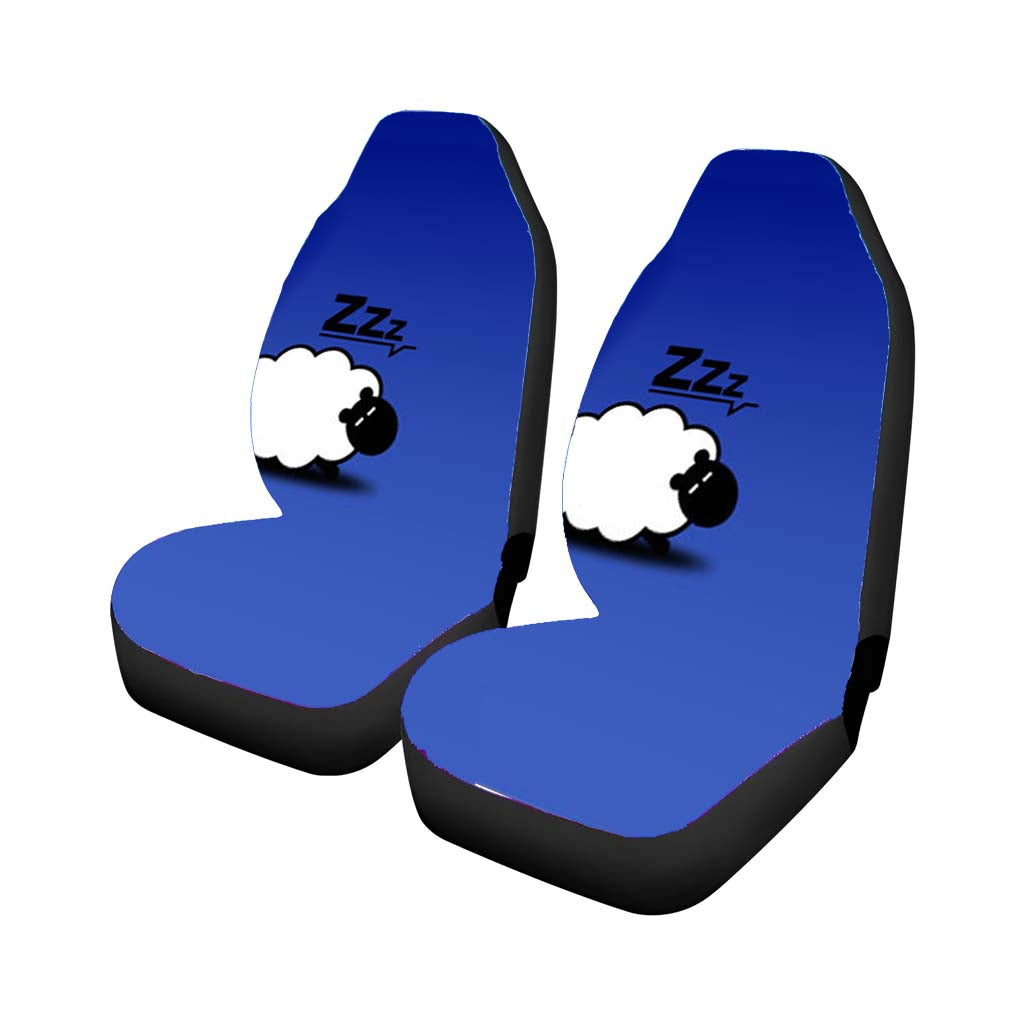 Shaun The Sheeps Sleep Car Front Seat Covers