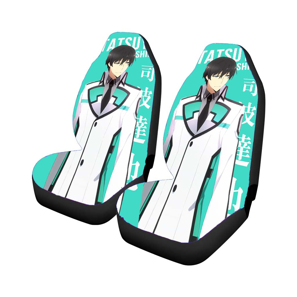 Shiba Tatsuya Mahouka Koukou No Rettousei Anime Car Front Seat Covers
