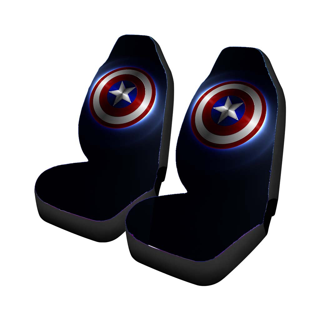 Shield Captain America Car Front Seat Covers