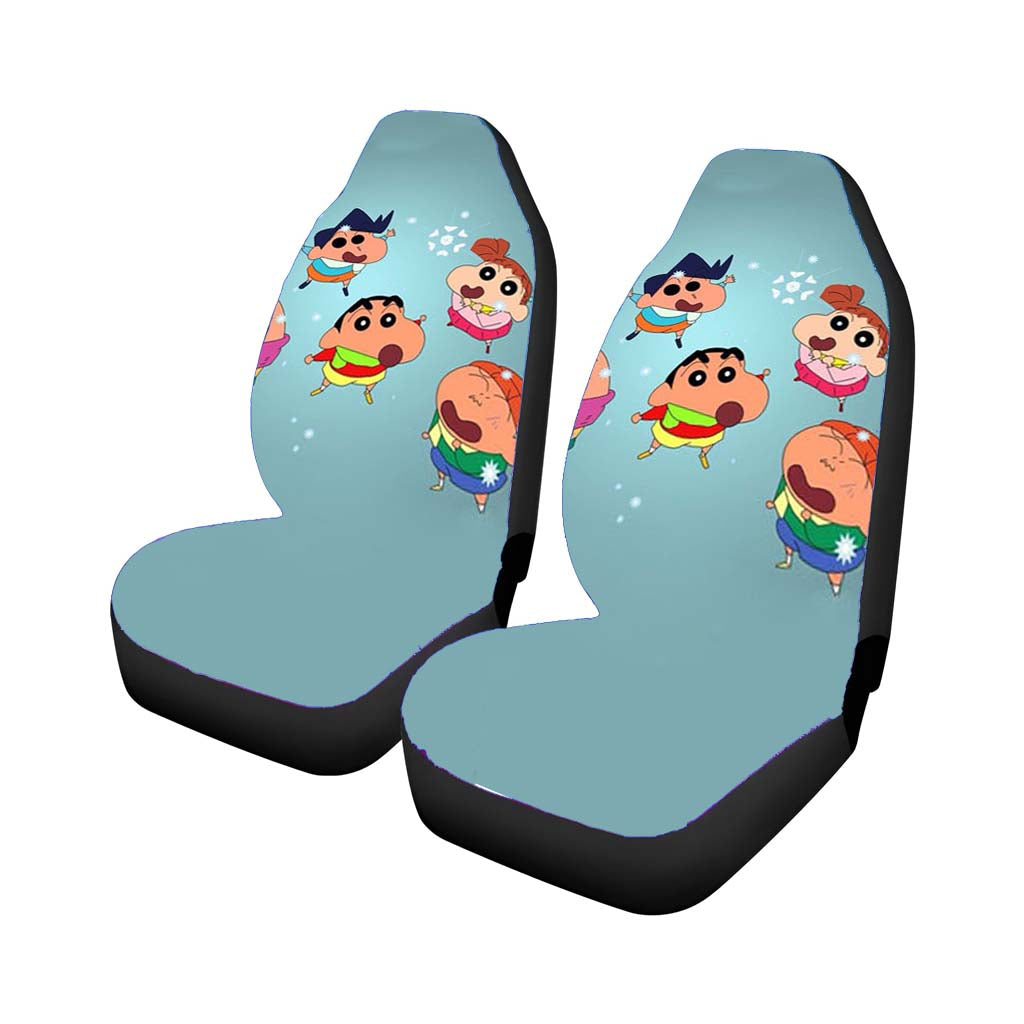 Shin Chan And Friends Car Front Seat Covers