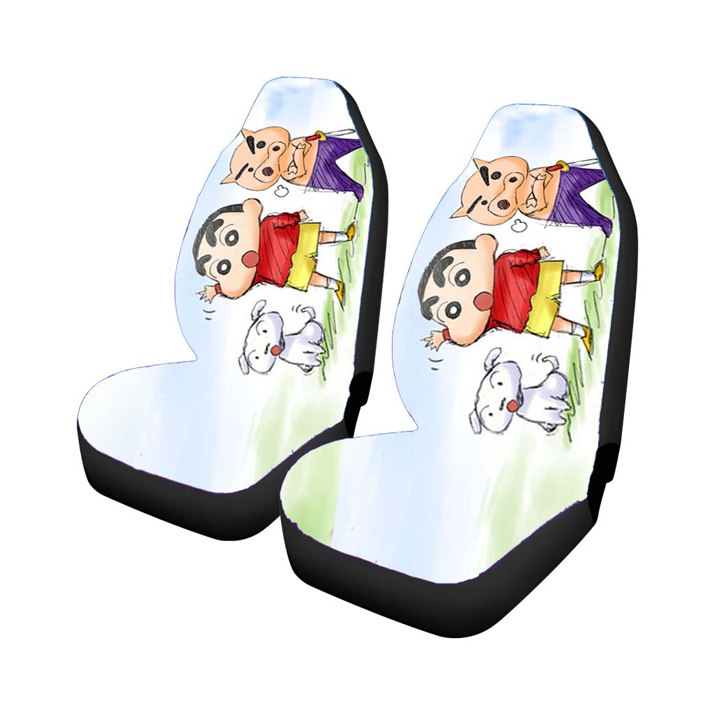 Shin Chan Art Car Front Seat Covers