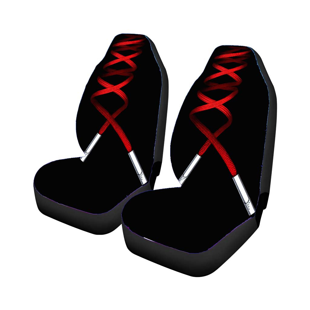 Shoelace Jordan Red Car Seat Covers