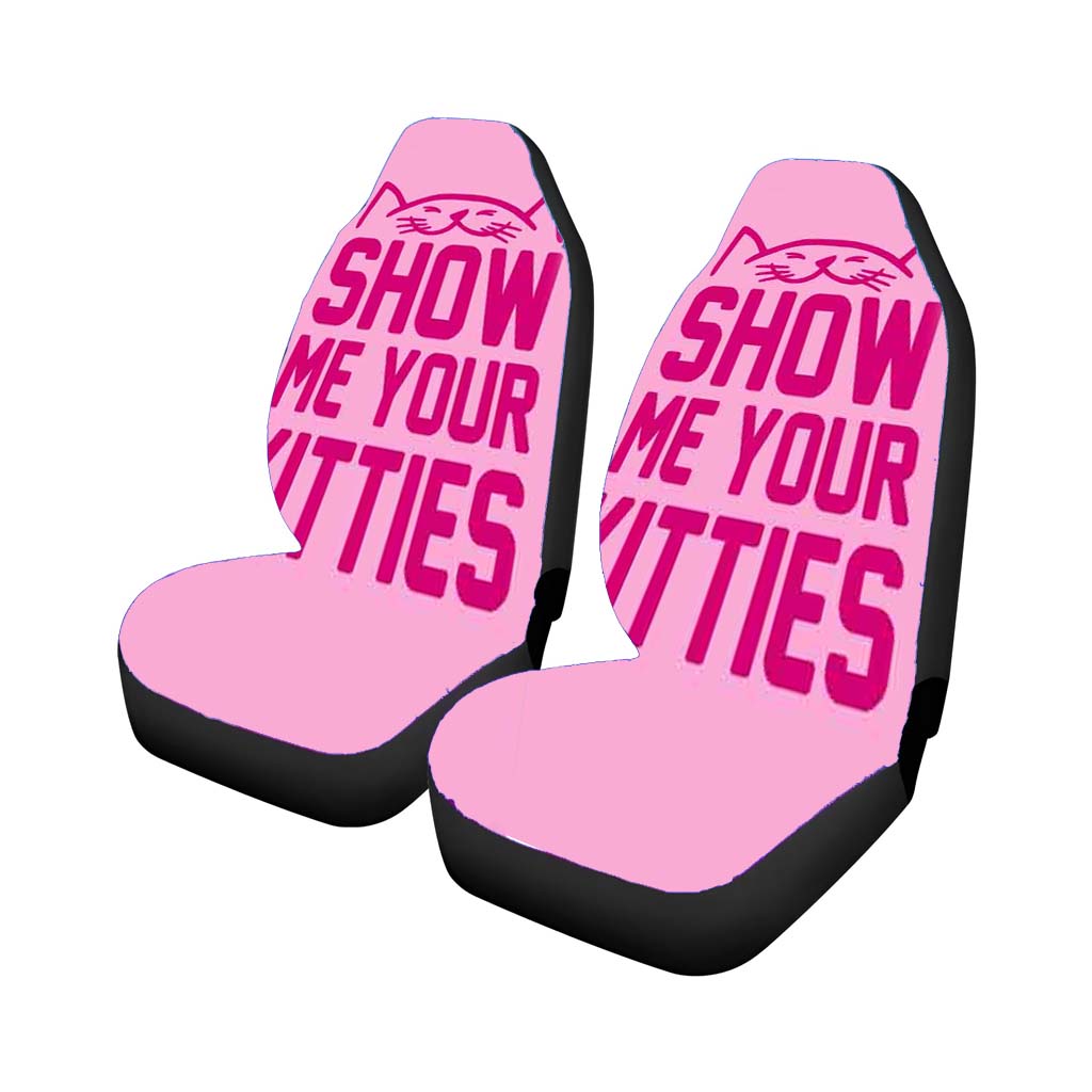 Show Me Your Kitties Car Front Seat Covers