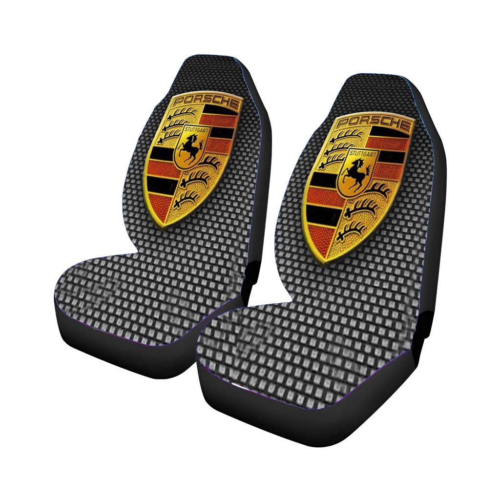 Simple Porsche Logo Car Front Seat Covers