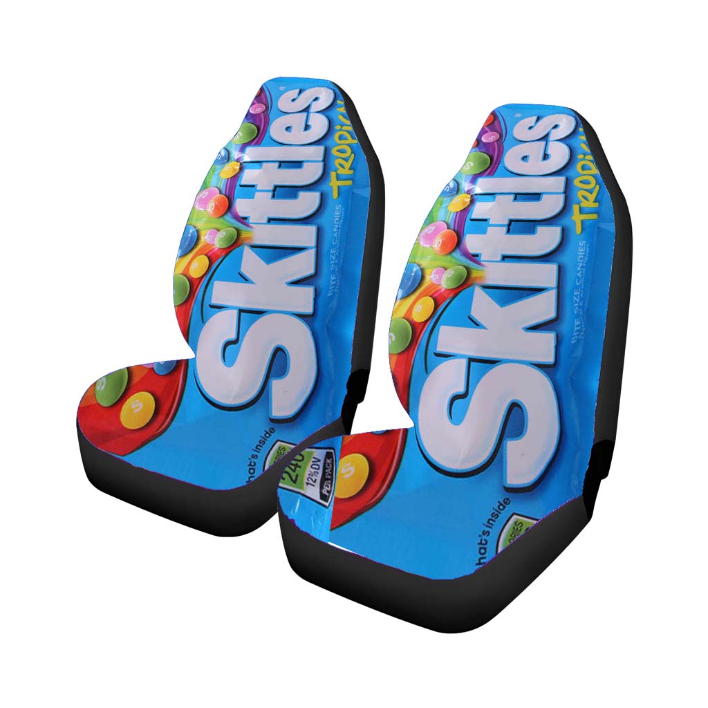Skittles Tropical Car Front Seat Covers