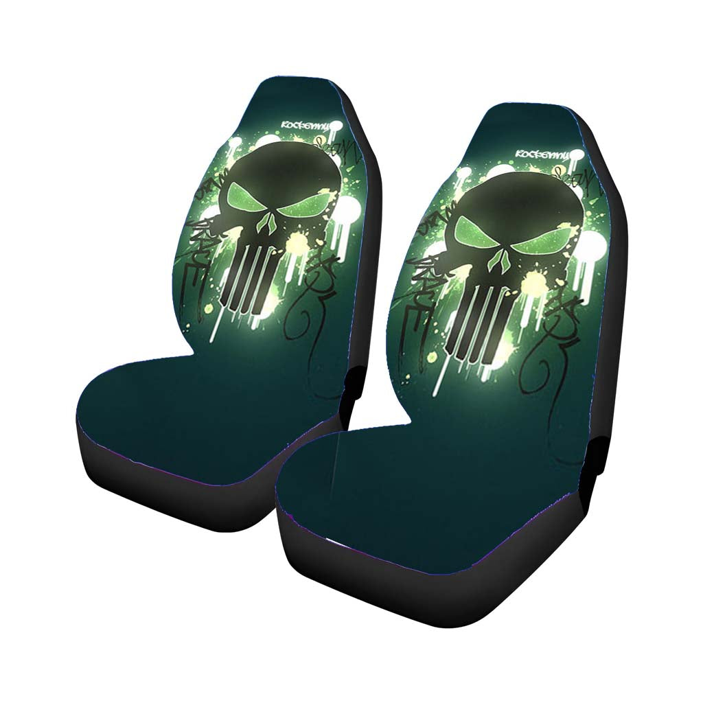 Skull Car Front Seat Covers
