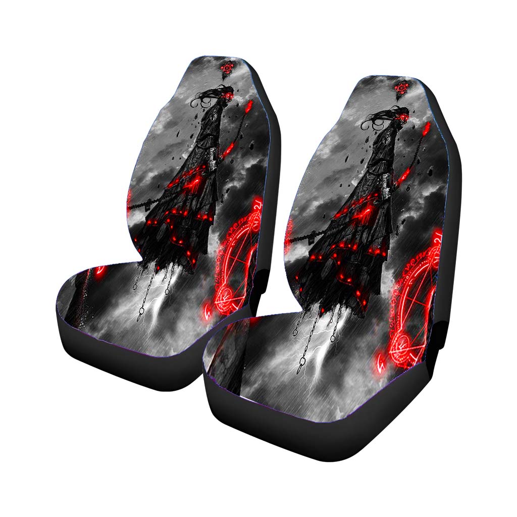 Skull Dark Archer Car Front Seat Covers