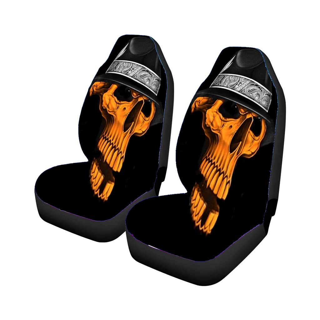 Skull Gangster Car Front Seat Covers