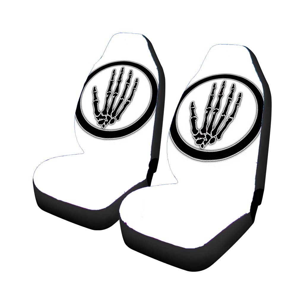 Skull Hand Design Car Front Seat Covers