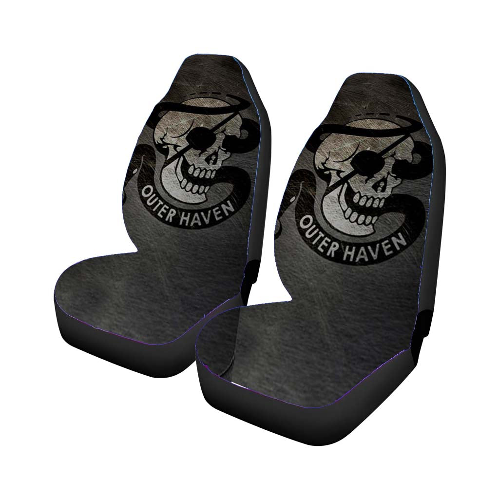 Skull Outer Haven Car Front Seat Covers