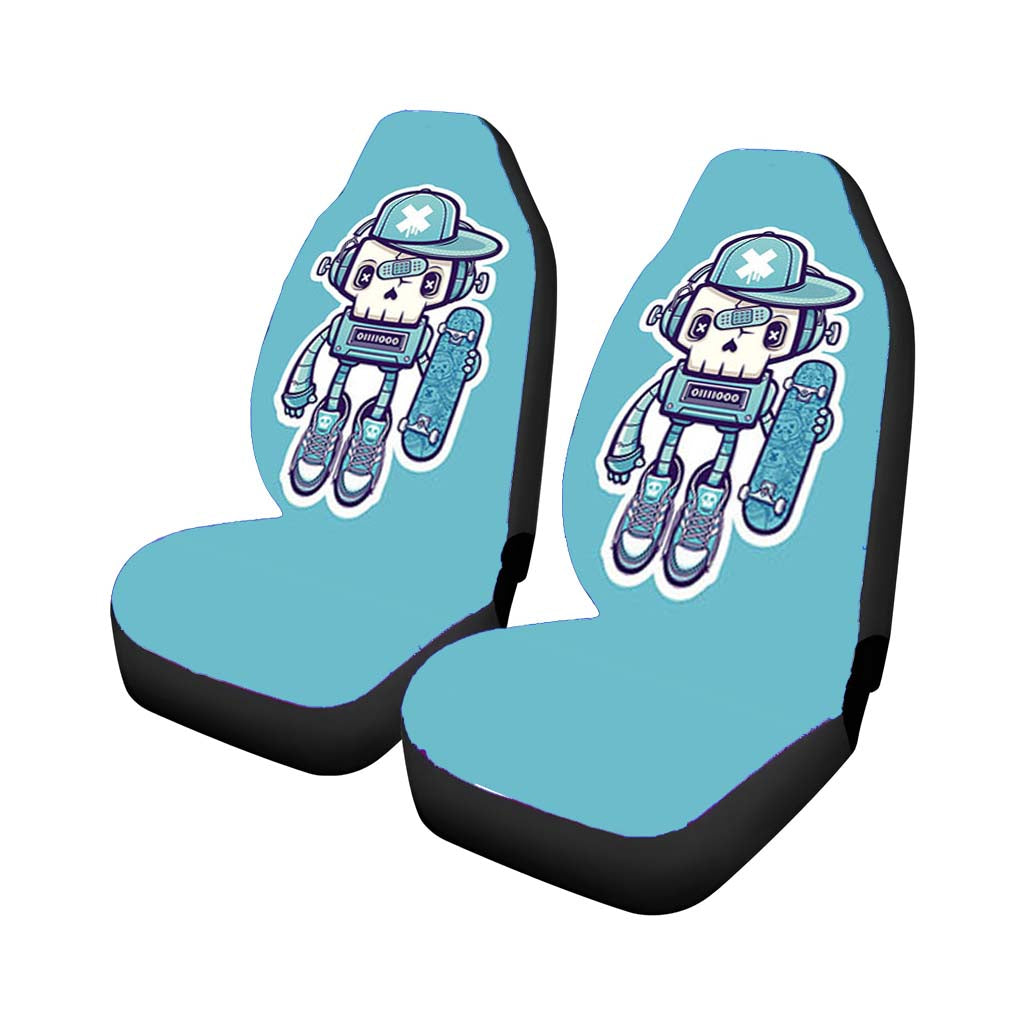 Skullbot Car Front Seat Covers