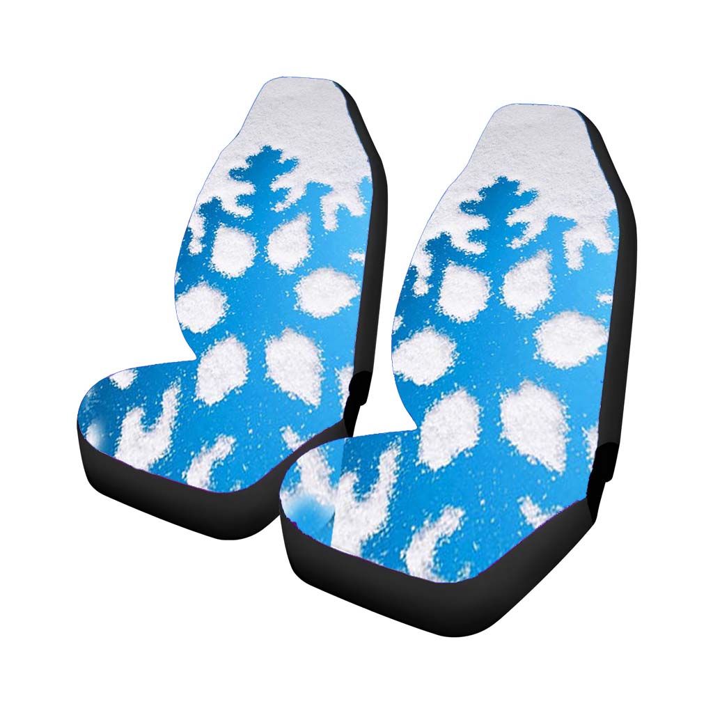 Sky Snow Car Front Seat Covers