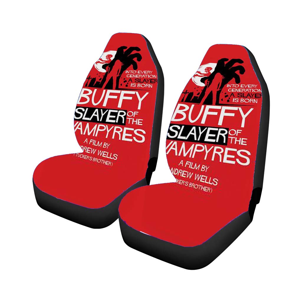 Slayer Of The Vampyres Car Front Seat Covers