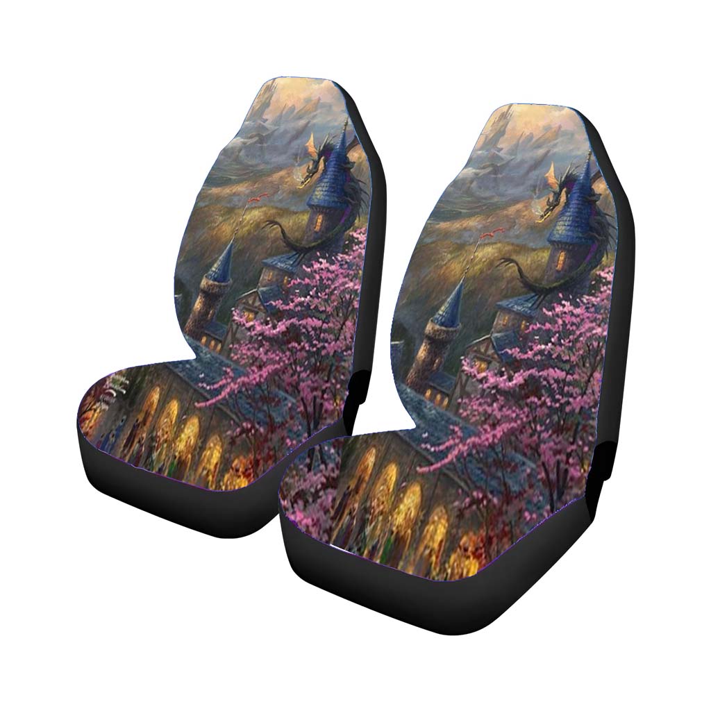 Sleeping Beauty Maleficent Car Front Seat Covers