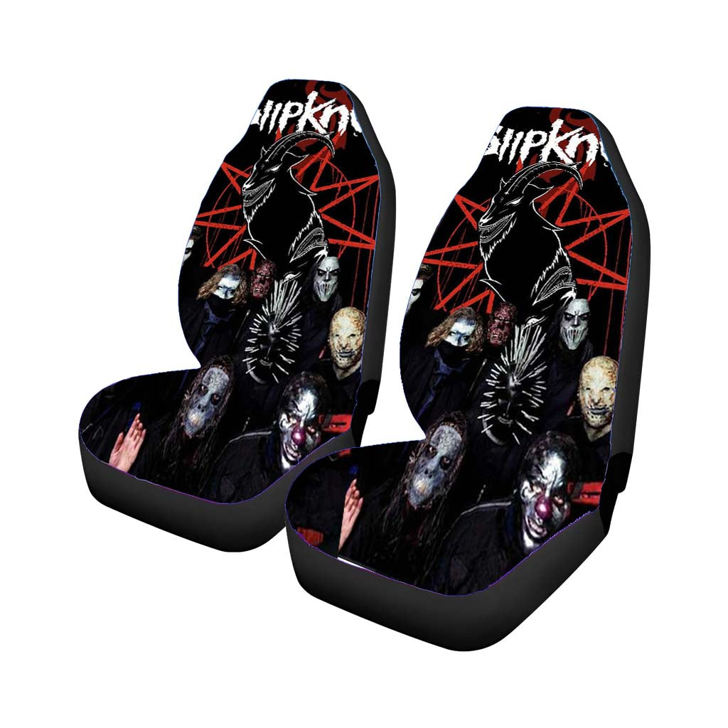 Slipknot Band Poster Art Car Front Seat Covers