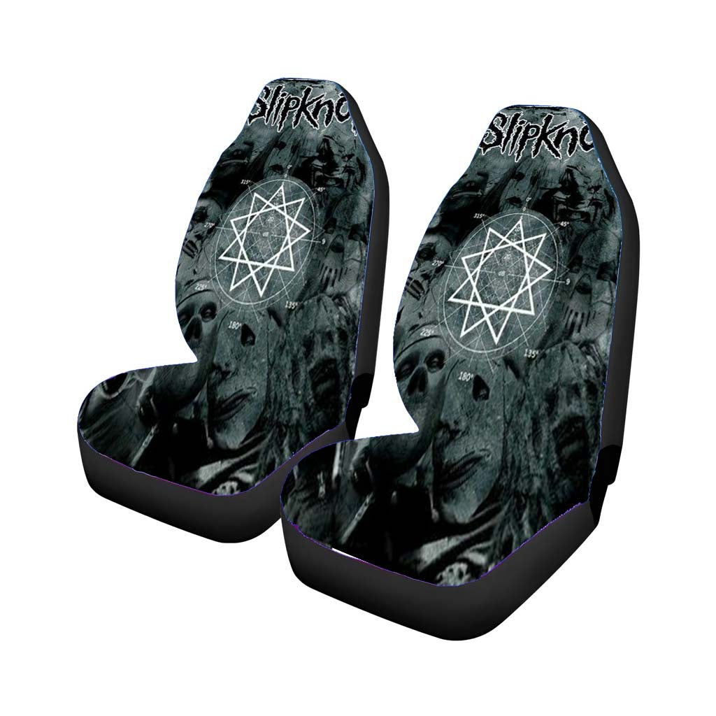 Slipknot Logo Poster Car Front Seat Covers