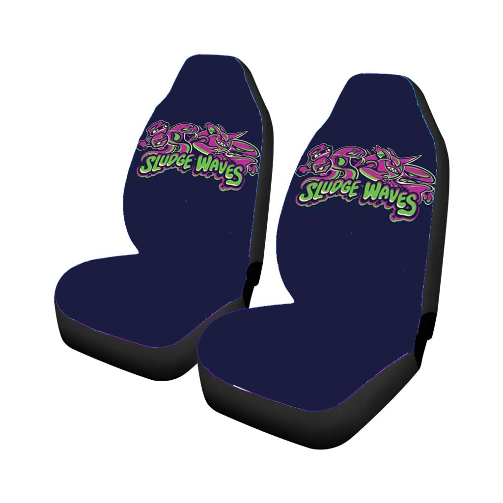 Sludge Waves Car Front Seat Covers