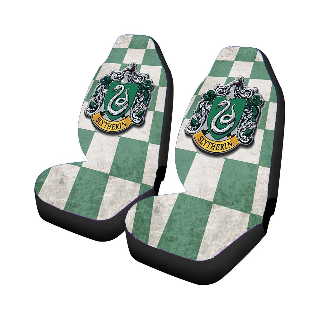 Slytherin School Crest Car Front Seat Covers