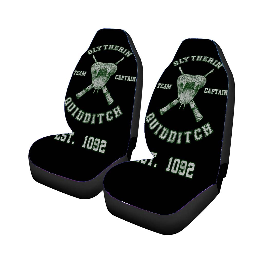 Slytherin Team Captain Quidditch Car Front Seat Covers