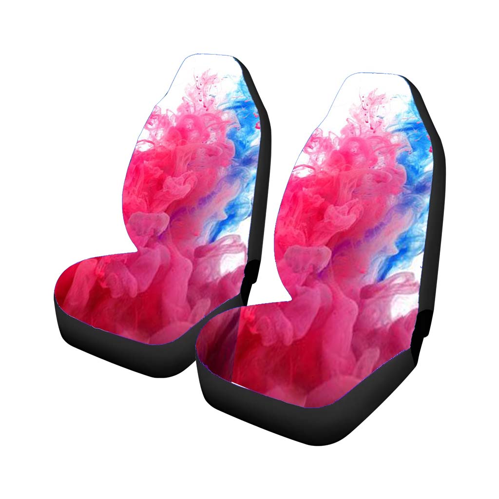 Smoke Blue Red Car Front Seat Covers