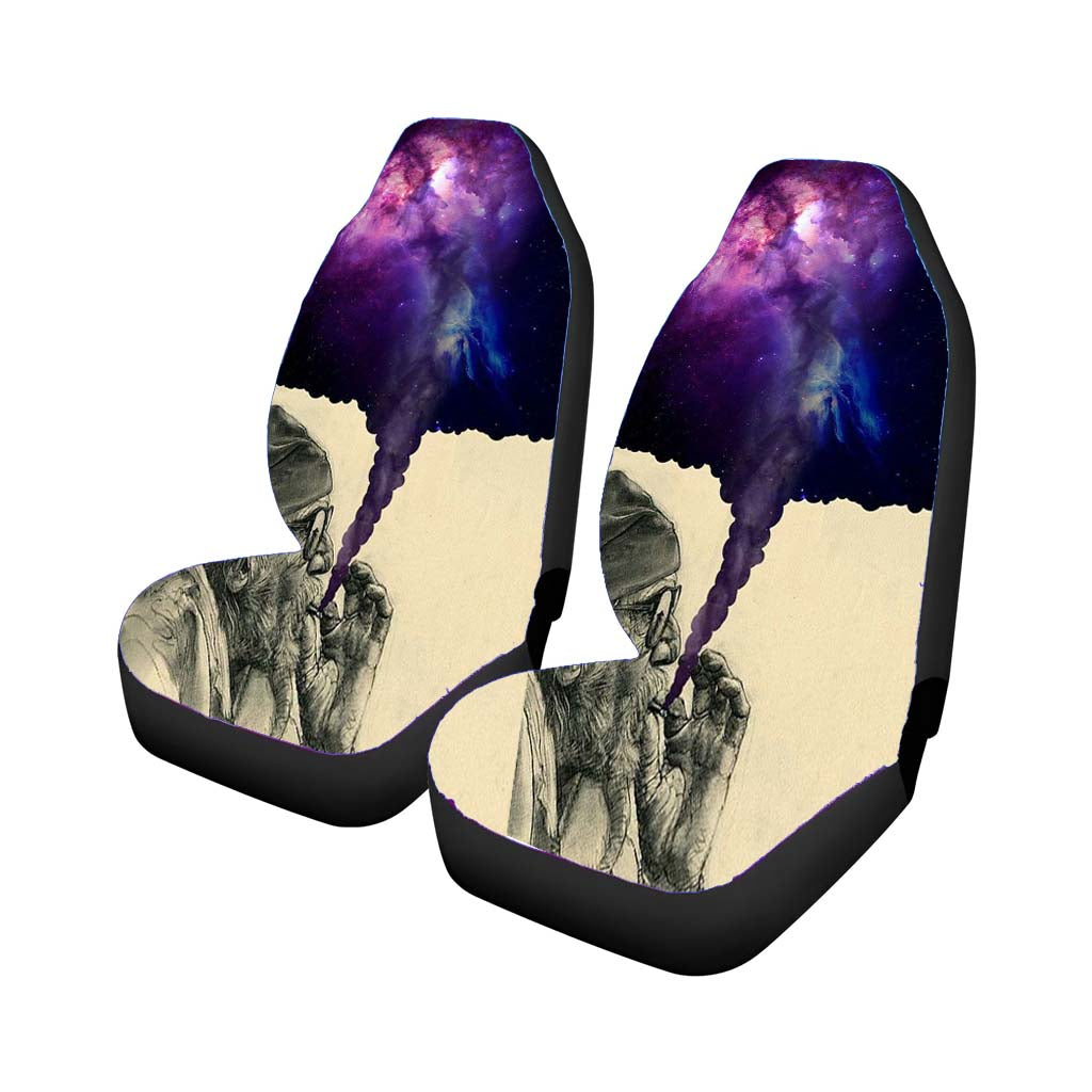Smoking Galaxy Car Front Seat Covers