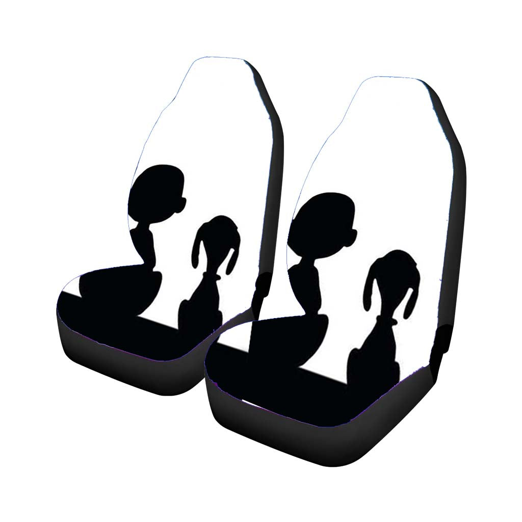 Snoopy And Charlie Brown Car Front Seat Covers