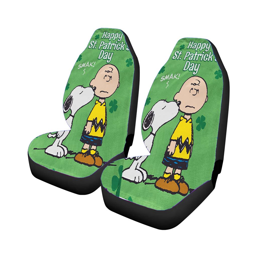Snoopy And Charlie Brown St Car Front Seat Covers