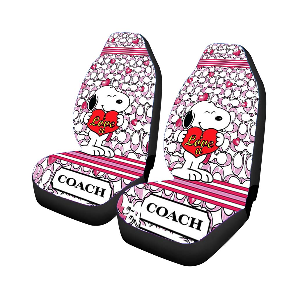 Snoopy Coach Car Front Seat Covers