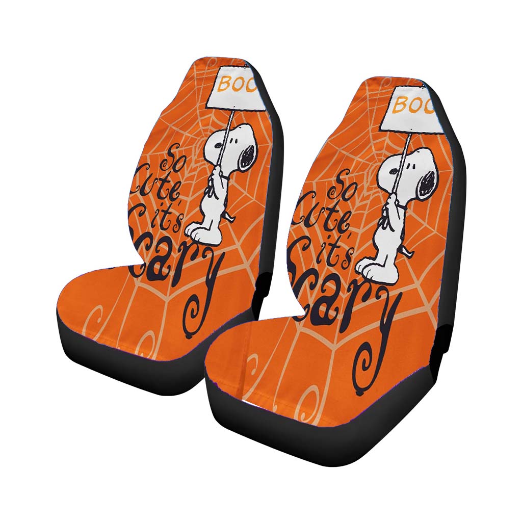 Snoopy Cute Halloween Car Front Seat Covers
