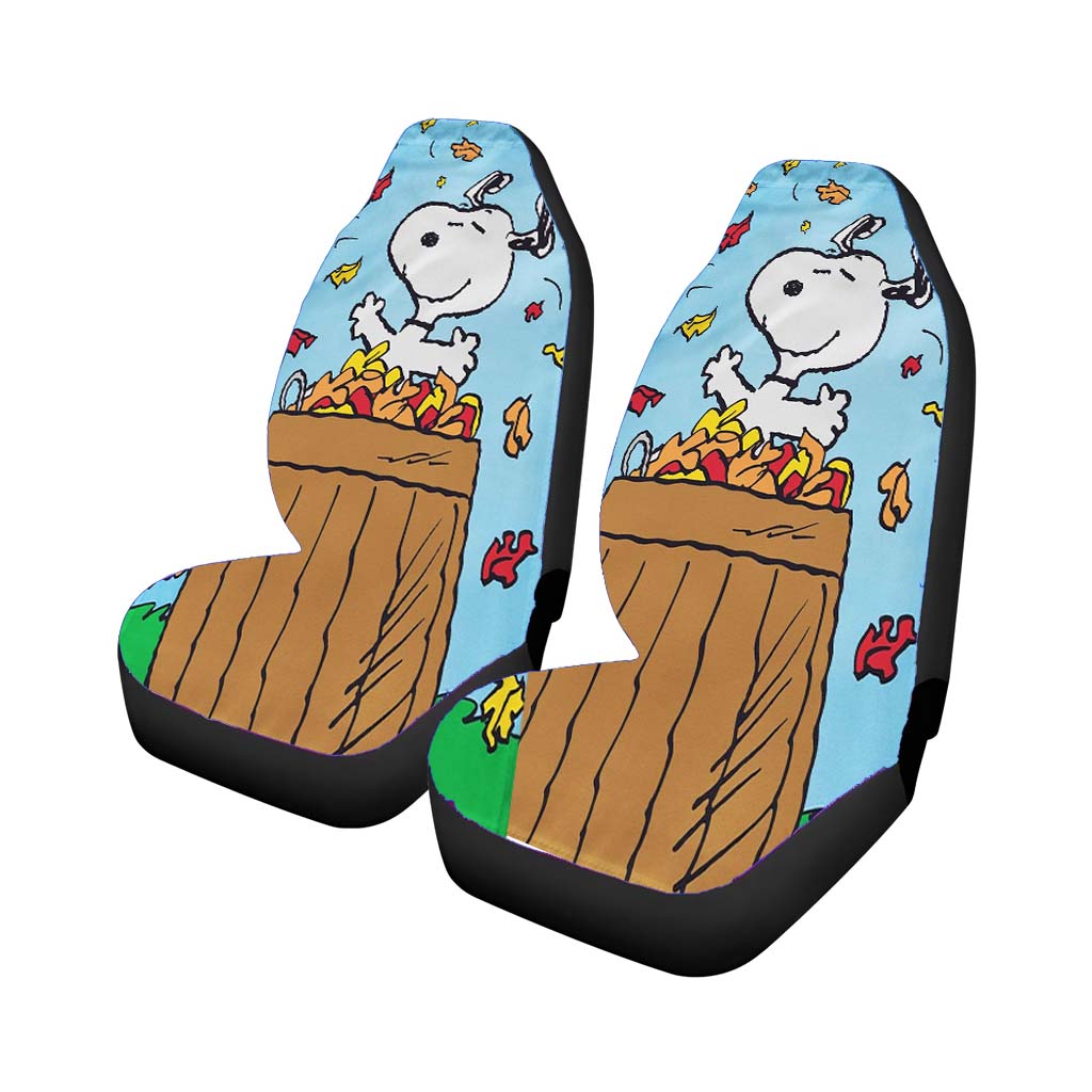 Snoopy Fall Outdoor Car Seat Covers