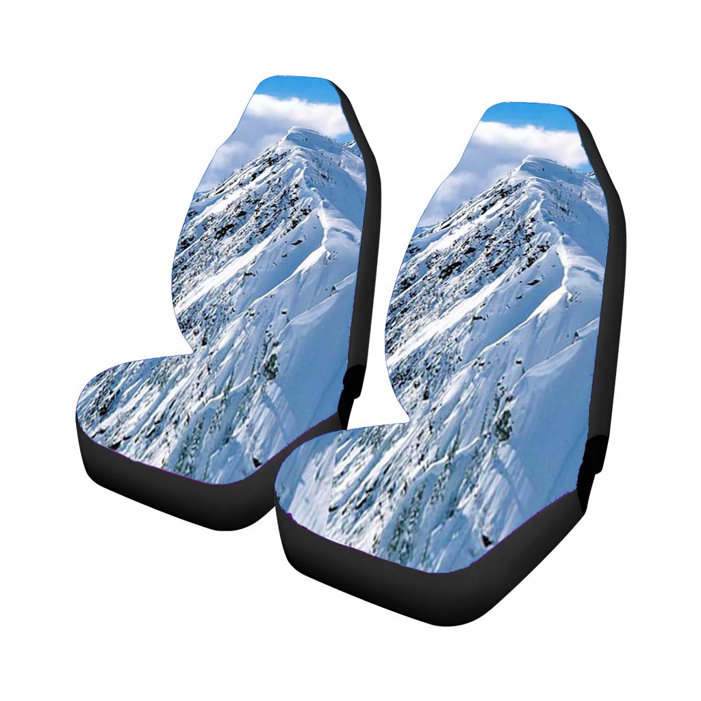 Snow Mountain Car Front Seat Covers