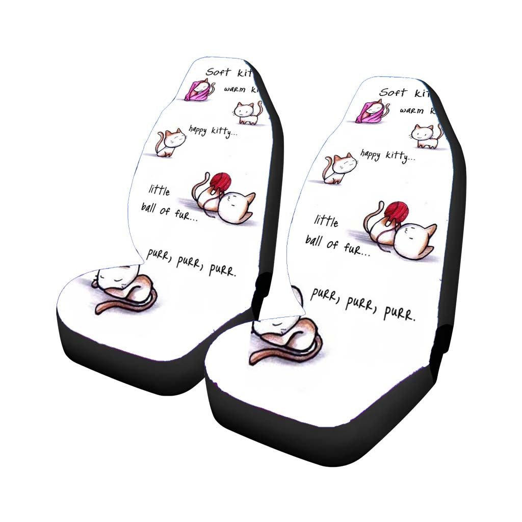 Soft Kitty Car Front Seat Covers