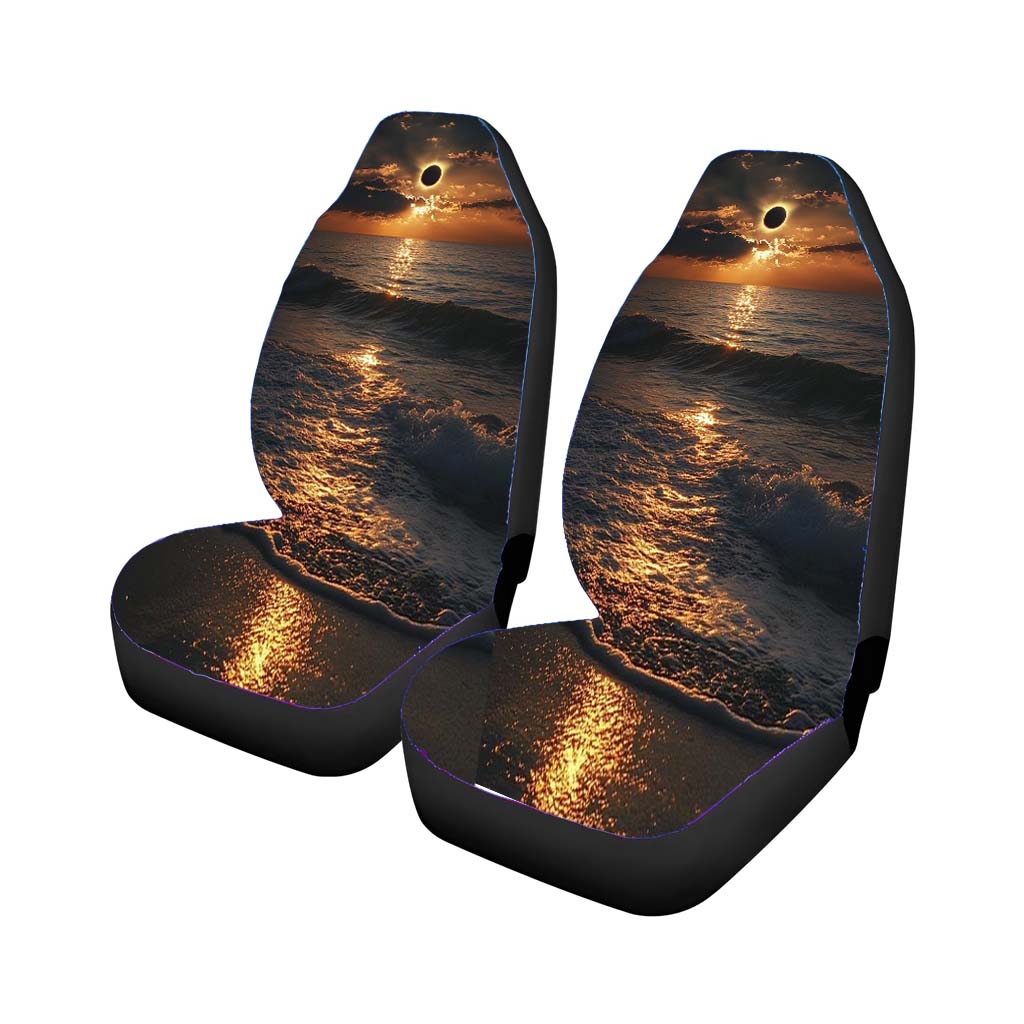 Solar Eclipse Car Front Seat Covers