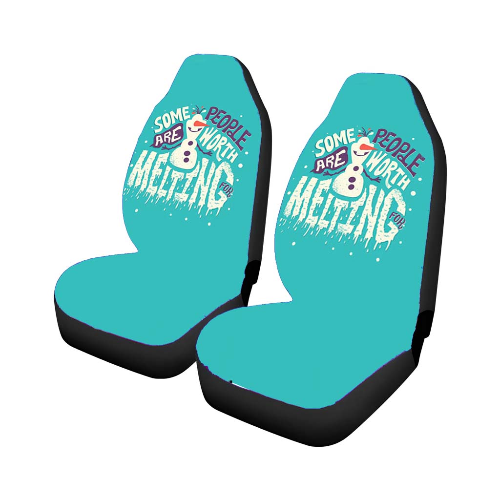 Some People Are Worth Melting Car Front Seat Covers