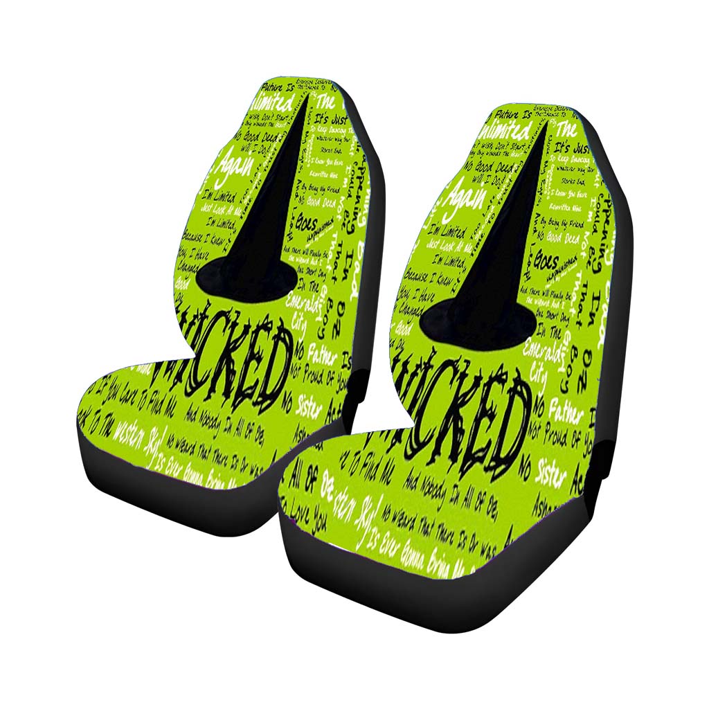 Song Of Wicked The Musical Green Lyrics Car Front Seat Covers