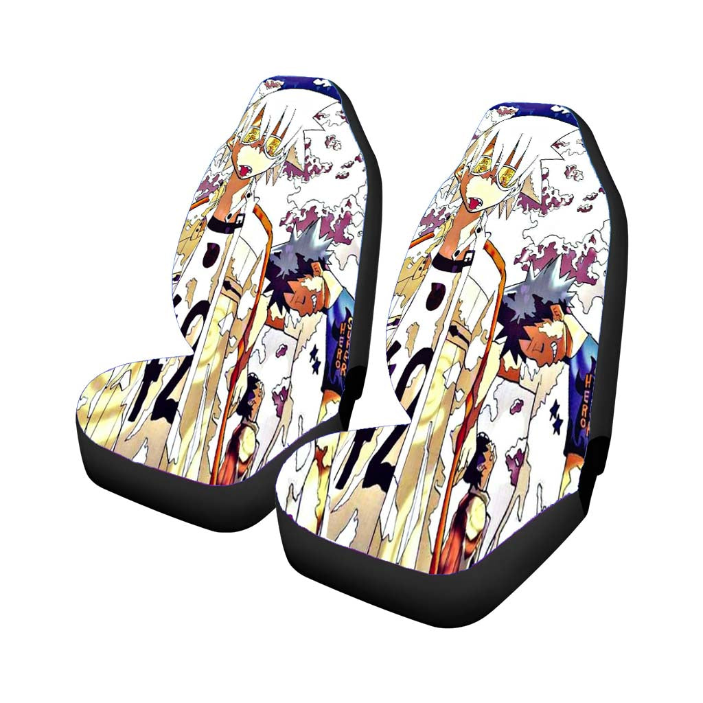 Soul Eater Black Star Car Front Seat Covers