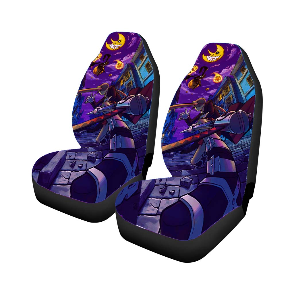 Soul Eater Blair And Maka Car Front Seat Covers