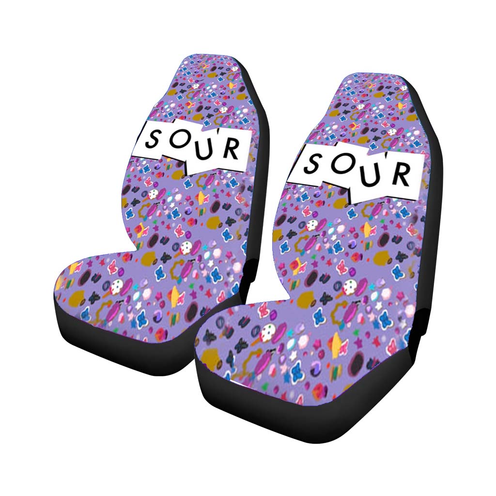 Sour Pattern - Olivia Car Front Seat Covers
