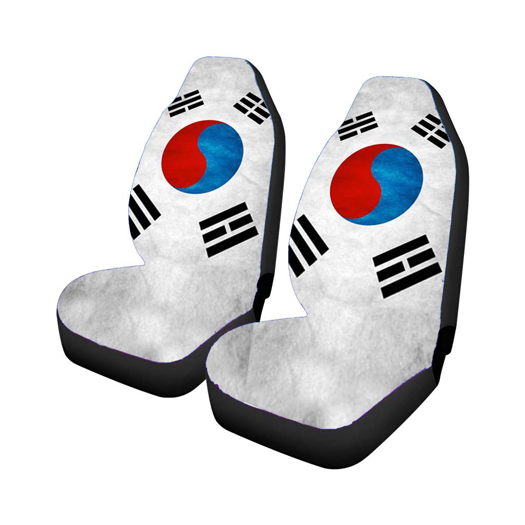 South Korea Flag Car Front Seat Covers