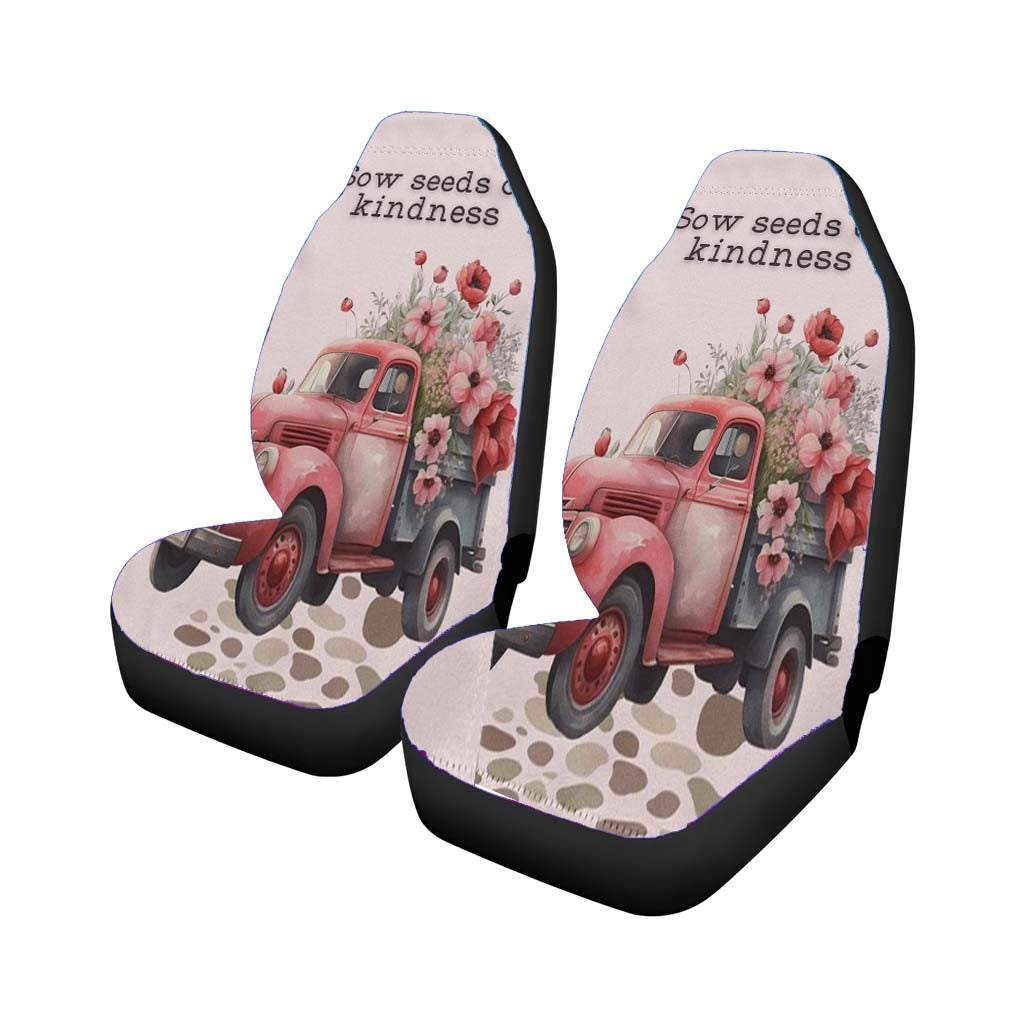 Sow Seeds Of Kindness Car Front Seat Covers