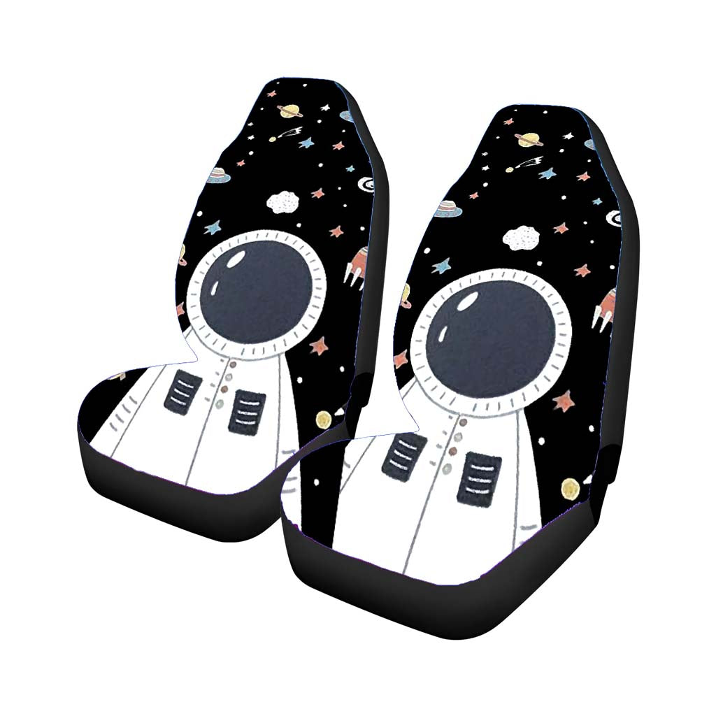 Space Astronaut Car Front Seat Covers